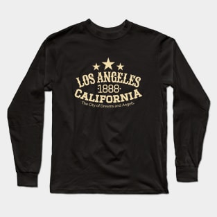 Los Angeles California 1888 - Los Angeles College style Logo Long Sleeve T-Shirt